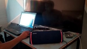 ОБЗОР портативной блютуз колонки SONY, хб-43 50 ватт