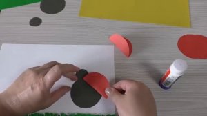 БОЖЬИ КОРОВКИ ОБЪЕМНАЯ АППЛИКАЦИЯ своими руками ПОДЕЛКИ с ДЕТЬМИ DIY
