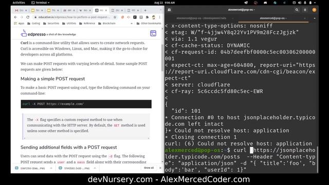 AM Coder - Making HTTP Requests with cURL, Postman, and REST CLIENT (Testing APIs) смотреть онлайн