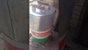 ?Тандыр из бочки 200 л.