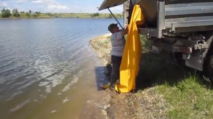 Зарыбление пруд "Перепеловский" с.Липовка, Воронежская область