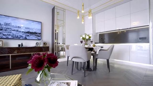 Дизайнерский ремонт апартаментов в МФК «Balchug Residence» смотреть онлайн