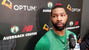 Marcus Morris talks about his neck injury