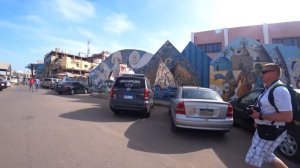 Центр Хургады. Экскурсия по Хургаде. Египет, Хургада, прогулка по центру города, улица Шератон.