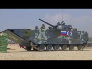 Тренировка сборной ВС РФ на трассе конкурса «Морской десант-2018»