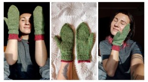 Варежки из пряжи Drops Air (Дропс Эйр)