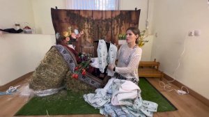 Установка пасхальной фотозоны.