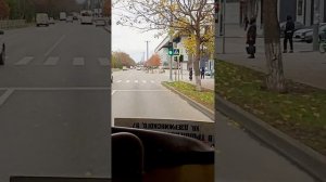 едем по Краснодару на автобусе 2Е от Горького до Авроры