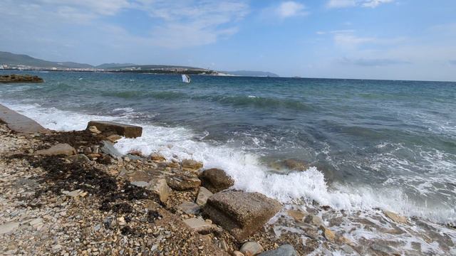 Море 9 сентября, Геленджик, вода теплая, прозрачная