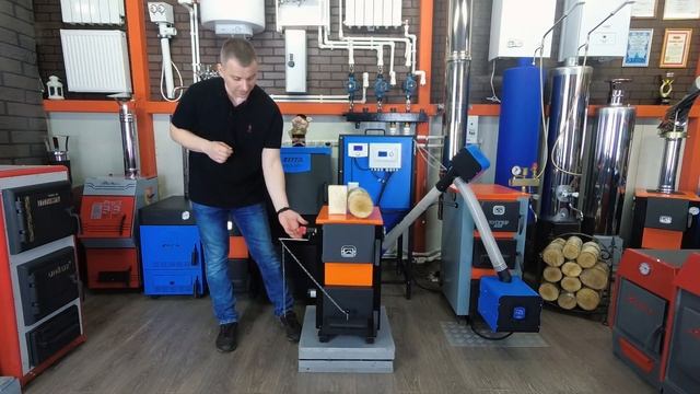 Обзор твердотопливного котла Теплодар Куппер ОК 9 кВт смотреть онлайн