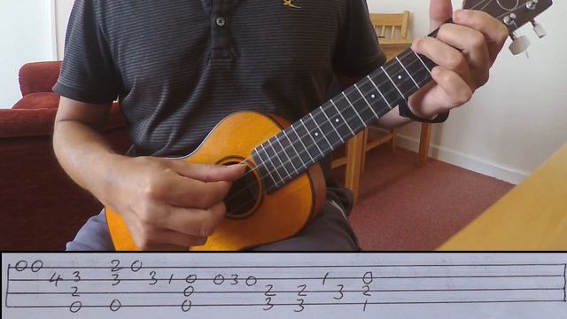 The Godfather Theme. Speak Softly Love. Fingerstyle Ukulele tutorial with tabs. смотреть онлайн