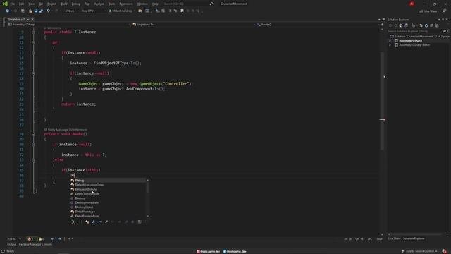 Unity Design Pattern - SINGLETON (2022)