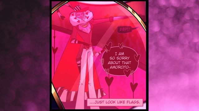 RED FLAGS - FT. ANGELDUST + VALENTINO (Hazbin Hotel Comic Dub)