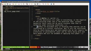 Научись HTML #2: тэг "p" и вложенные абзацы