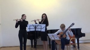 С. Привалов «Шоро №2» для 2-х флейт и гитары