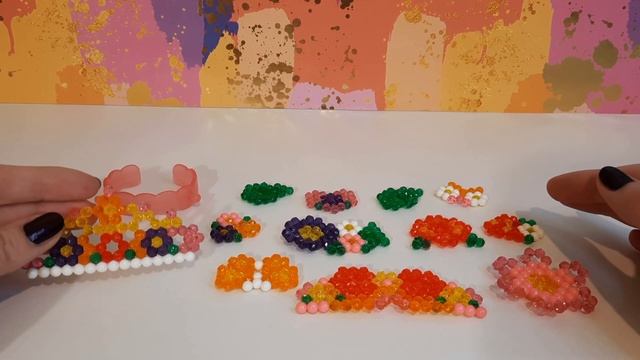 Украшение Браслета из Аквамозаики Aquabeads Браслетики Распаковка