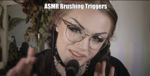 ASMR Brushing Triggers, Face Brushing, Scratching
