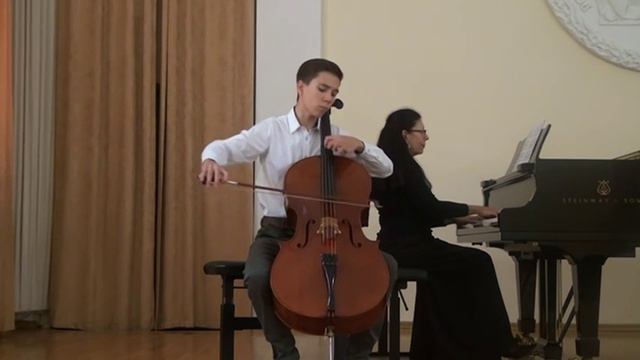 Valentini.Cello Sonata in E major/ plays Mikhail Makhnach смотреть онлайн