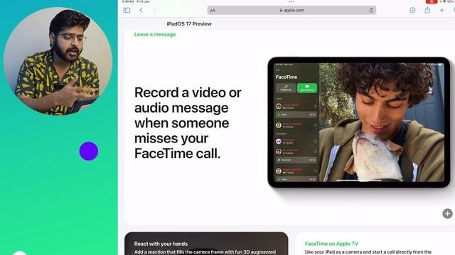 IPadOS 17 All New Features | IPad For Students #iPad #ios17 #apple