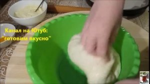 Булочки розочки с творогом