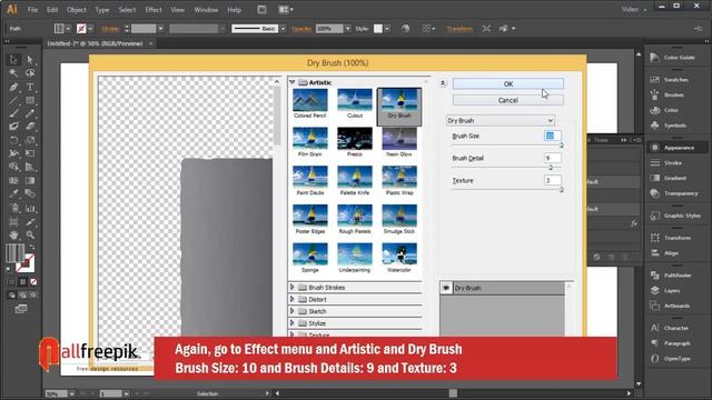 How to Create Rock Texture Background in Adobe Illustrator смотреть онлайн