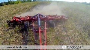 Компактная дисковая борона ЛДП-8 ( на пружинной стойке Bellota ) ( захват 8м )