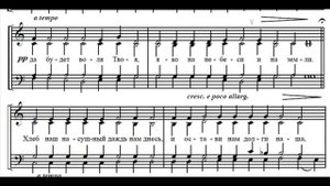 Отче наш. Н. Н. Кедров – отец (бас)