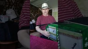 Ветка сорвана, завяла ель,. на гармони, играет Герман Кузьмин, г. Павлово.