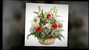 Делаем корзинку с цветами по образцу