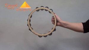 Бубен с прозрачной мембраной (25см)