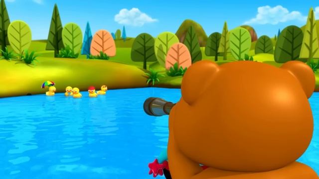 El Oso Subió A La Montaña | Canciones Infantiles | LittleBabyBum