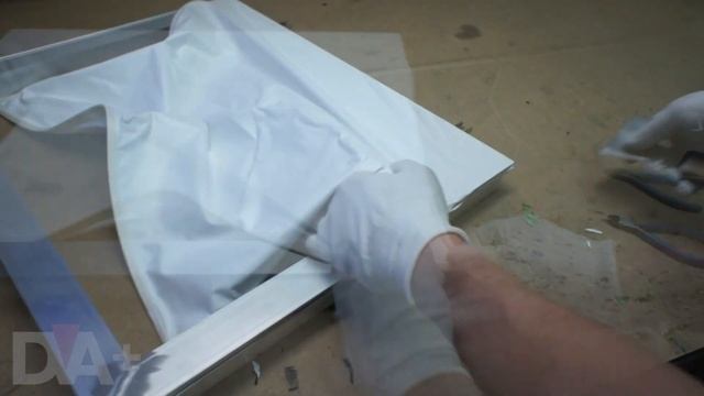 Контур-люк для натяжных потолков - Установка