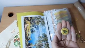 Вышивка крестиком, распаковываем посылку из Лавочки Фондучка, новый набор Эстэ. Многцветная вышивка