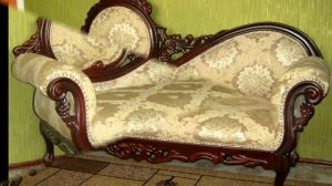 Кушетка, банкетка ручной работы Woodcarving sofa, Chaise Longue