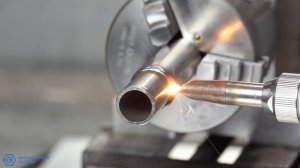 Лазерная сварка труб с применением устройства вращения(rotary laser welding)