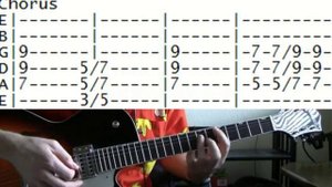 Nazareth Hair Of The Dog Guitar Lesson with Chords and TAB Tutorial also by Guns N Roses