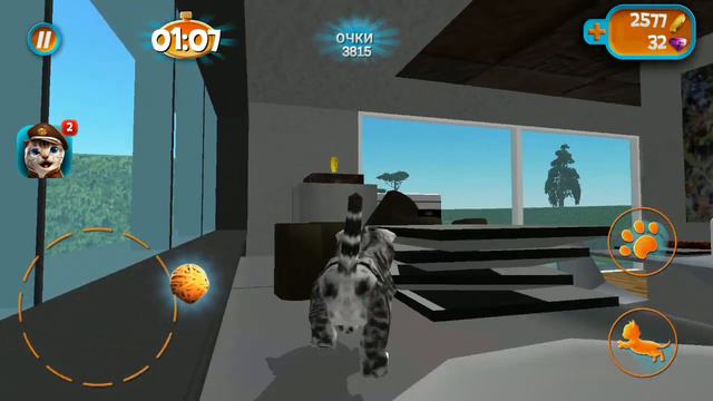 Играем в СИМУЛЯТОР КОТА приключение мульт игра про кошек и собак развлекательное видео для детей #2