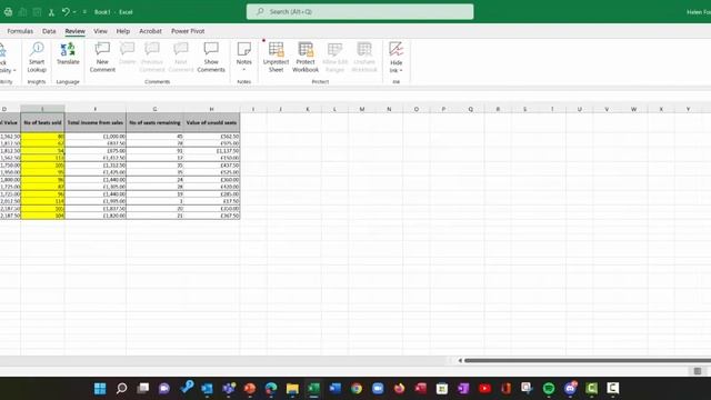 How to prevent a range of cells being edited in #excel.