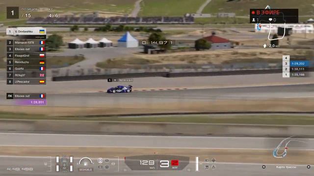 GT7 2023 Laguna Seca Gr.4 смотреть онлайн