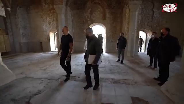 Ознакомление с восстановительными работами в мечетях Ашагы Говхар Ага, Юхары Говхар Ага и Саатлы смотреть онлайн