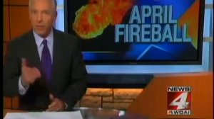 Огненные шары в небе США