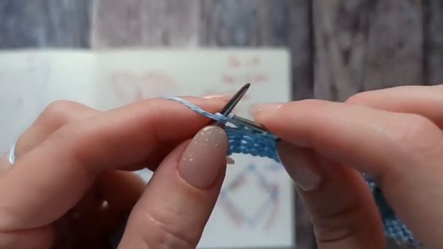 Платье спицами из YarnArt Style. Росток попетельно. Последняя разворотная петля просто!