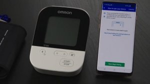 OMRON connect US/CAN App Samsung Galaxy S10 Pairing Instructional Video