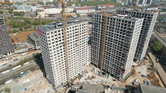 ЖКА HighWay (ХайВей) — съёмка с воздуха (апрель 2023)