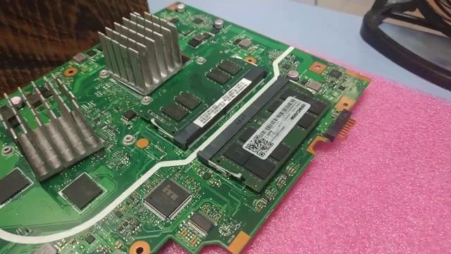 Контрольный запуск материнской платы Asus X705UV i3-7100U DIS по заказу 18280 смотреть онлайн