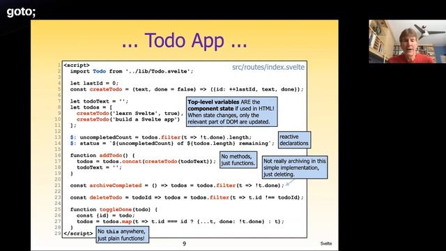 Svelte - Web App Development Reimagined • Mark Volkmann • GOTO 2021