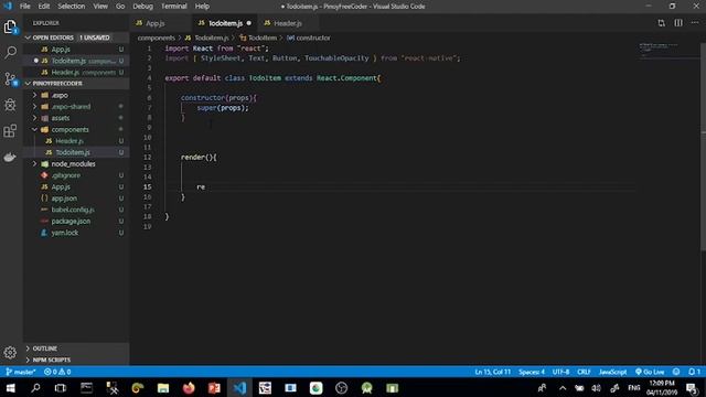 React Native Full Lesson ( Create a Mobile Application ) [TAGALOG]