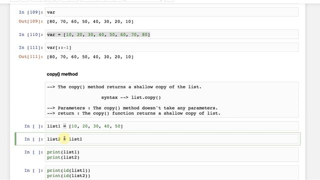 Learning Python #4 || Python Lists ||  Mastering Python || Python DataStructures