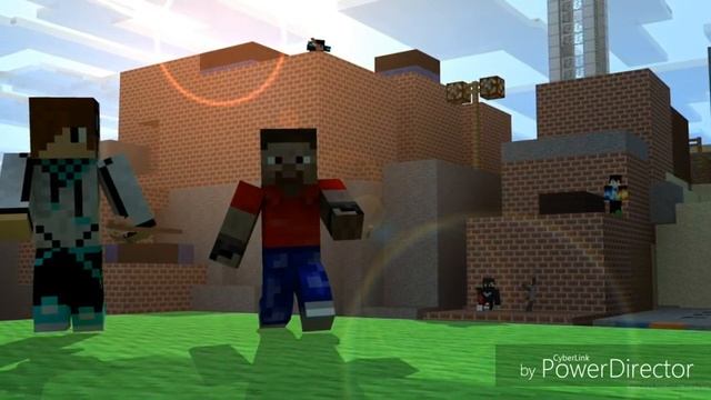 КЛИП 4 пацана в стиле майнкрафта смотреть онлайн