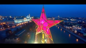 Best of Moscow Aerial Drone flights- Полеты над Москвой - Full Wide